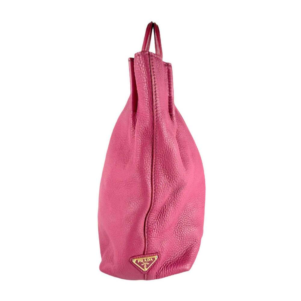 PRADA Pink Leather Shoulder Bag - Picture 2 of 5